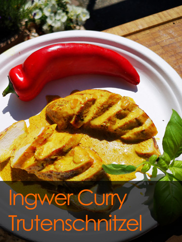Ingwer Curry Trutenschnitzel - Grillring Rezept