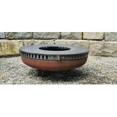 Fire Pit Grill Ring ø 880 Untreated, Ventilation