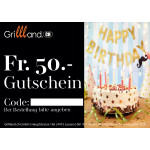 Geschenk Gutschein 'Happy Birthday/Kuchen'