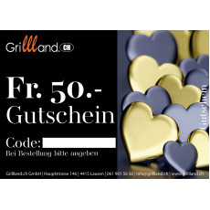 Geschenk Gutschein 'Valentinstag/Gold'